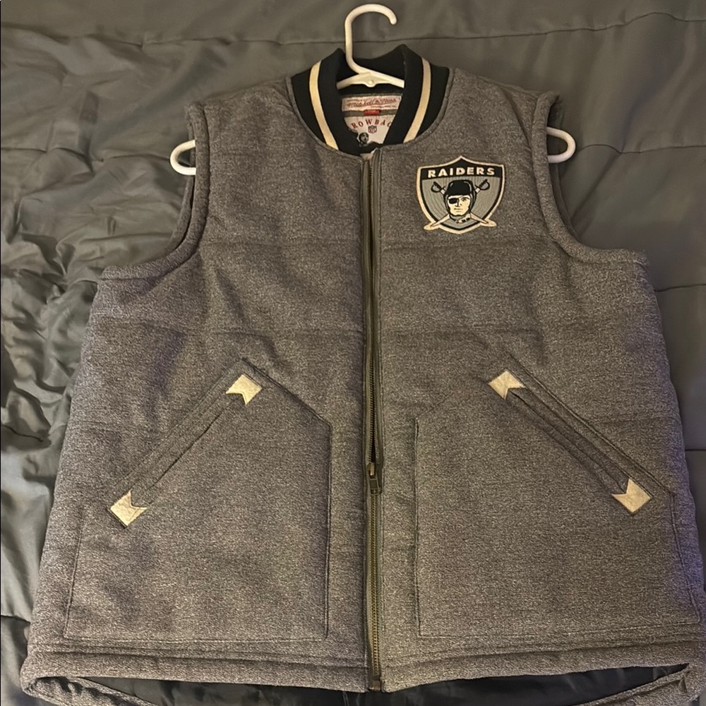Raiders Gray Vest